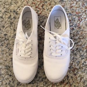 White Vans sneakers